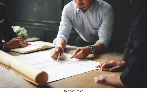 Business Meeting for Architectural Design