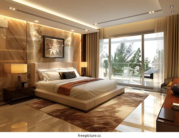 Modern bedroom interior design