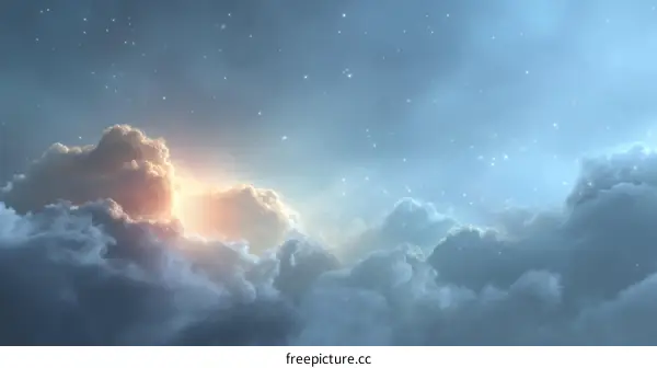 Celestial Cloudscape Sunrise
