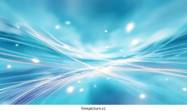 Abstract Light Blue Lines Background Design