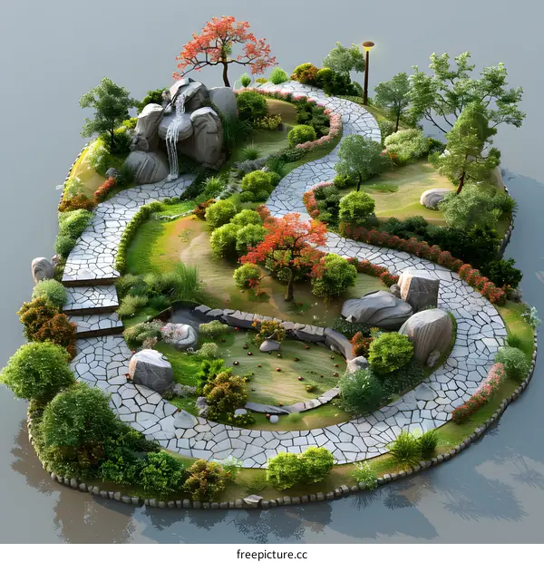 Japanese Garden on the Island