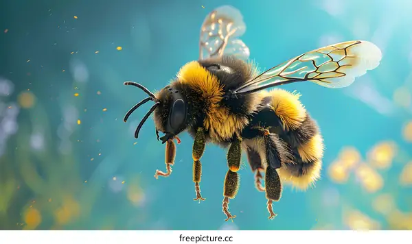 Bumblebee in Flight