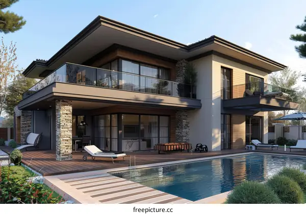 Modern Home with Luxurious Amenities and Serene Ambiance