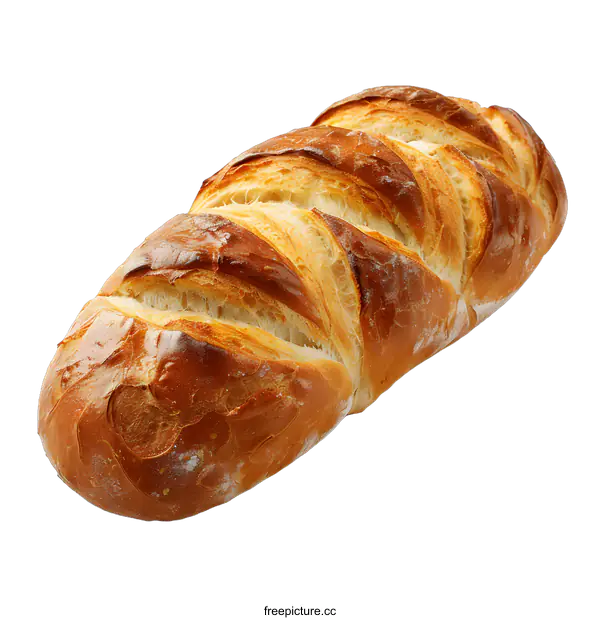 [Transparent Background PNG]Loaf of bread isolated on white background