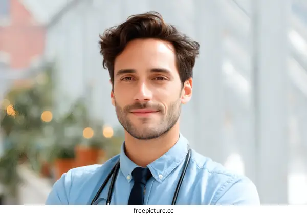 Portrait of a Caucasian Male Professional