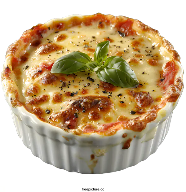 [Transparent Background PNG]A delicious and healthy meal of lasagna