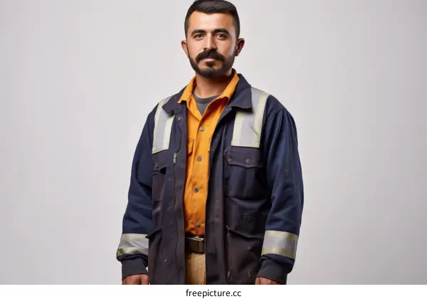 Portrait of a male construction worker