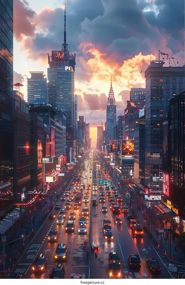 New York City Times Square at night