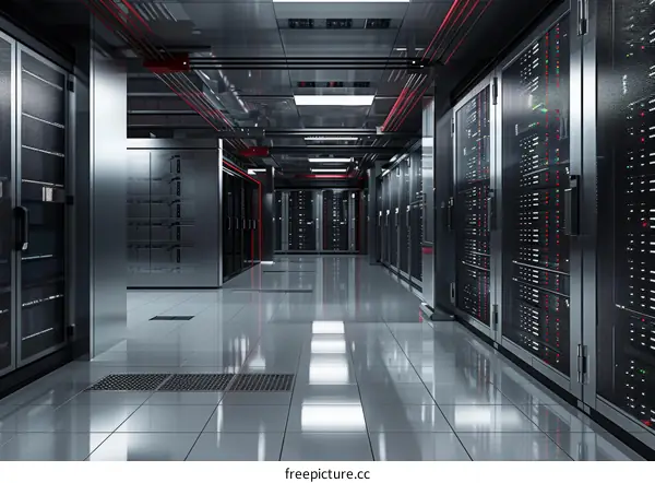 Server Racks in Data Center