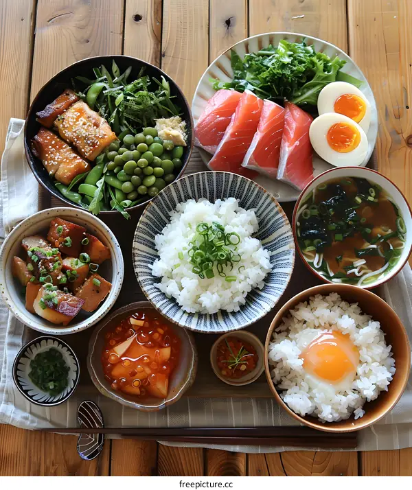 A delicious Japanese breakfast