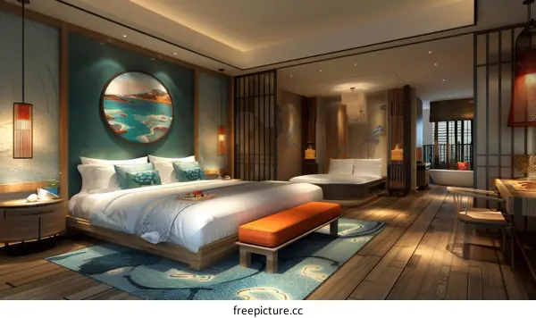 Luxury Hotel Bedroom Interior Design