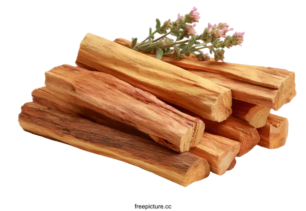 [Transparent Background PNG]Palo Santo Incense Sticks with Herbs