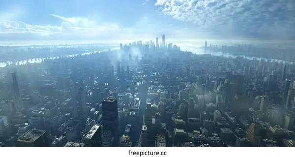 Iconic New York City Skyline