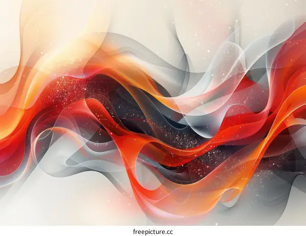 Abstract Flowing Colors