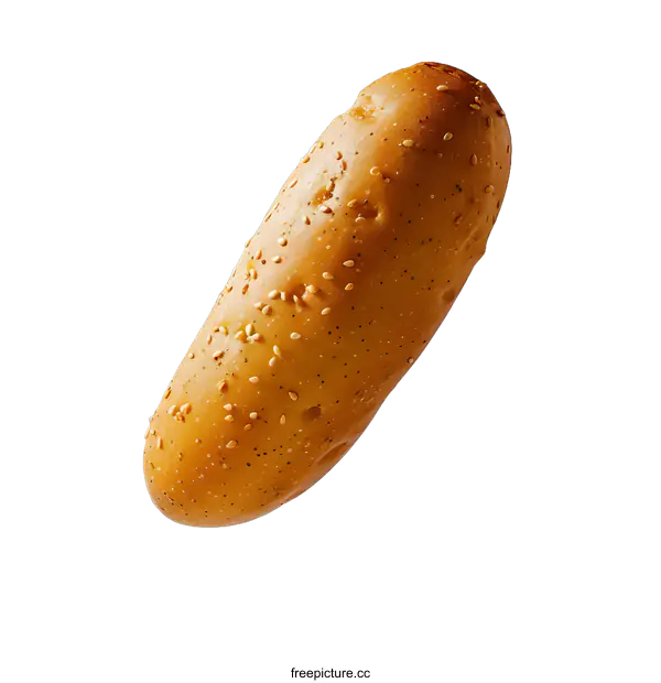 [Transparent Background PNG]Long roll with sesame seeds