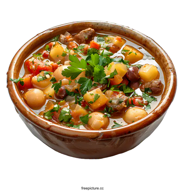 [Transparent Background PNG]A delicious bowl of soup