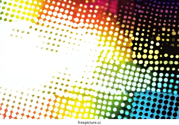 Colorful Dotted Abstract Background Design