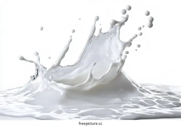 Milk Splash Abstract Photography