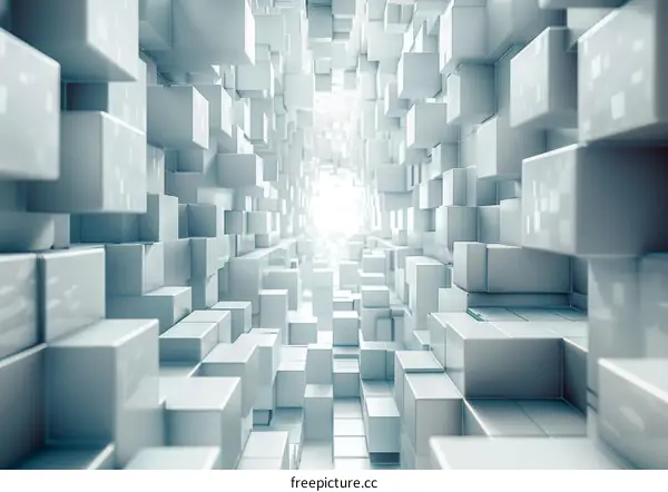 Abstract & Futuristic SciFi Tunnel