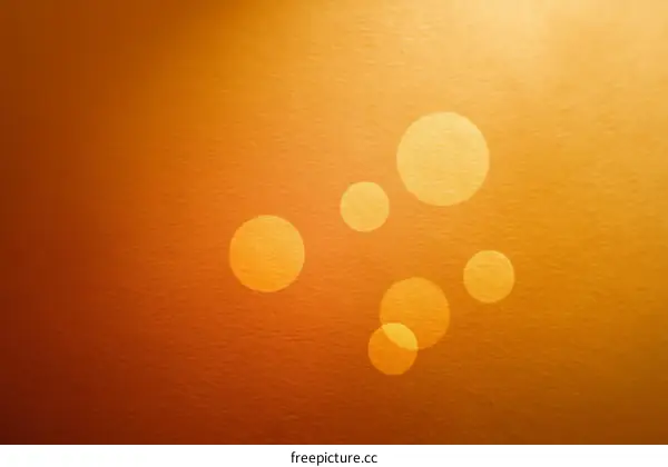 Abstract Orange Background with Circles