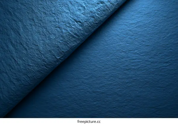 Deep Indigo Textured Fabric Background