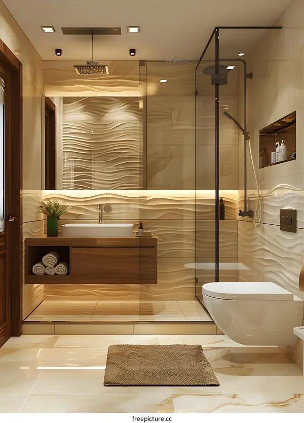 Stylish and Comfortable Bathroom