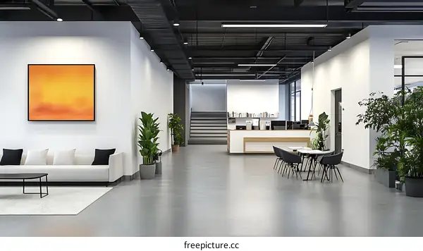 Modern Office Lobby Interior Design