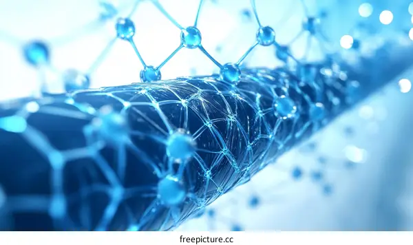 Molecular Structure of a Nanofiber