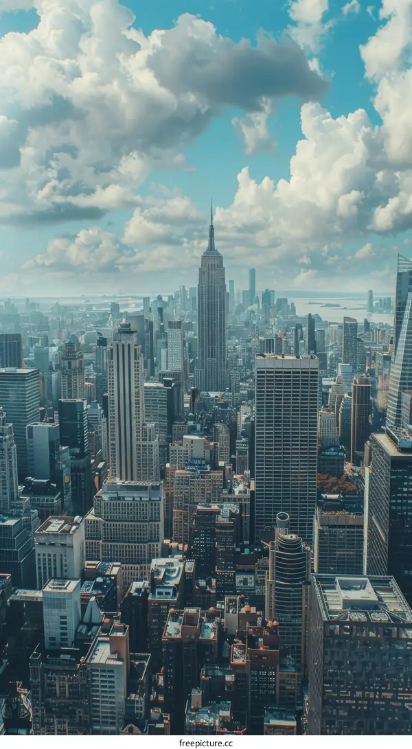 New York City Skyline from Above