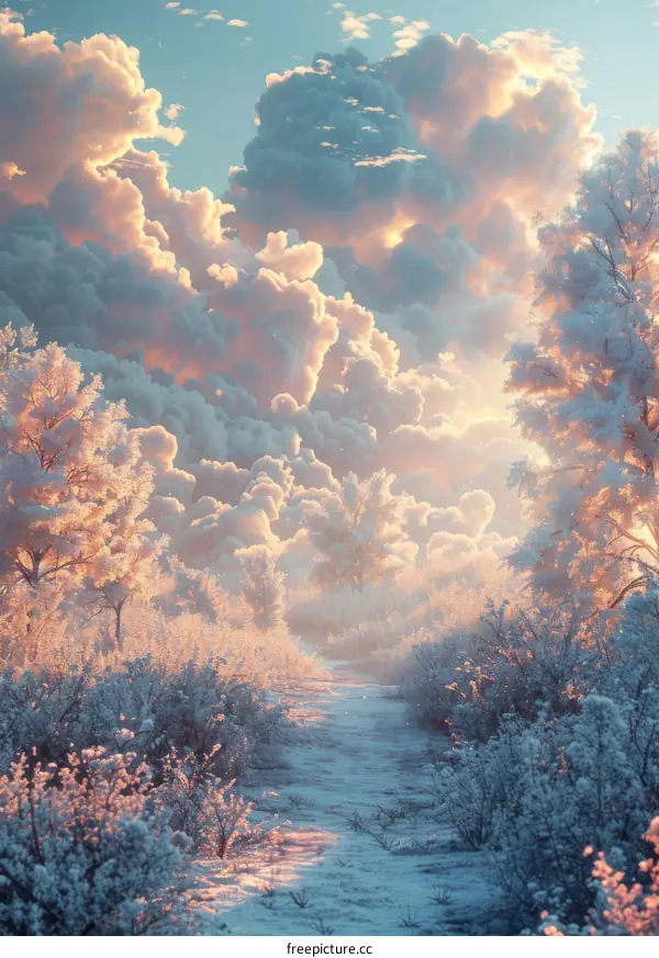 A Winter Wonderland in an Enchanted Forest