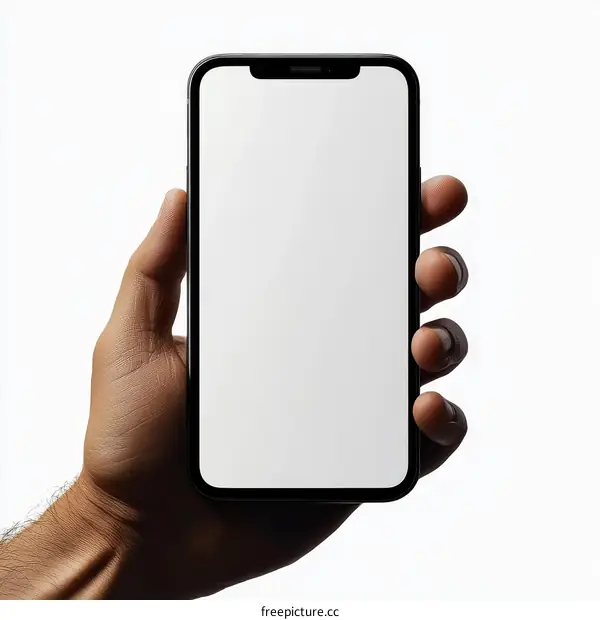 Smartphone Mockup in Hand