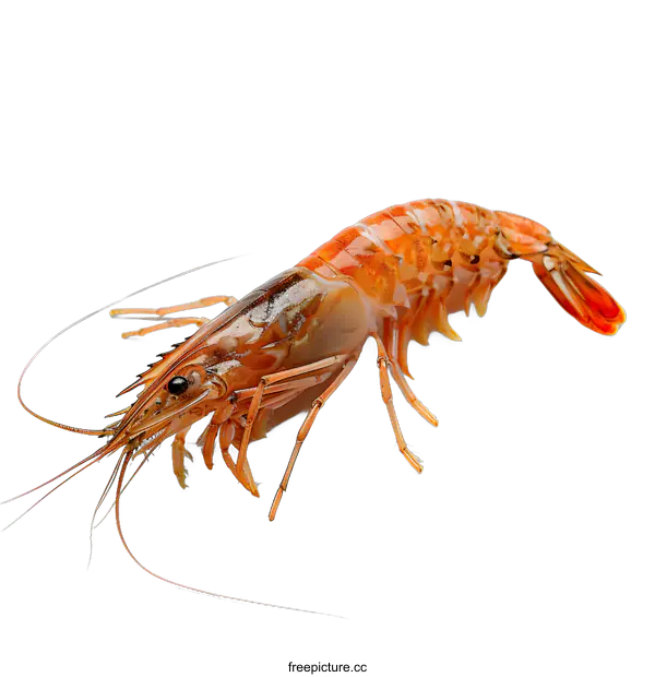 [Transparent Background PNG]Fresh Prawn on White Background