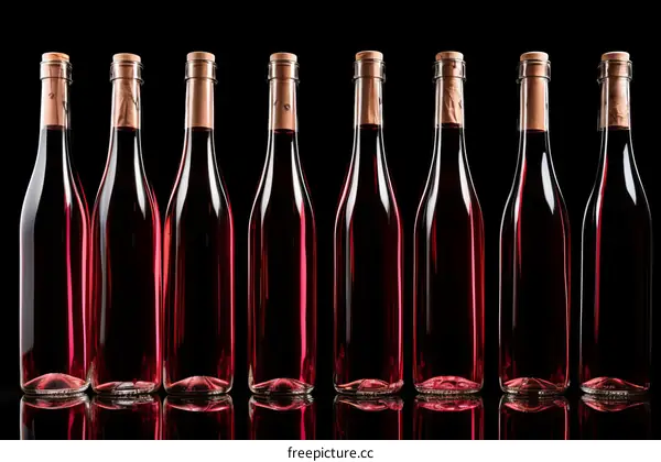 Bottles of Red Wine