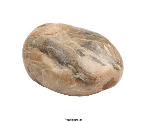 [Transparent Background PNG]Smooth Stone Specimen on White Background