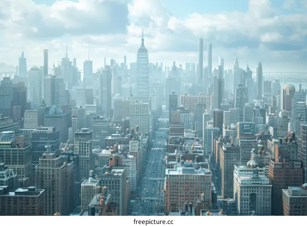Iconic New York City Skyline