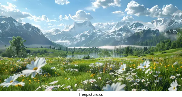 Spectacular Natural Beauty in the Swiss Alps