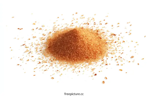 Brown Sugar Crystals Close Up