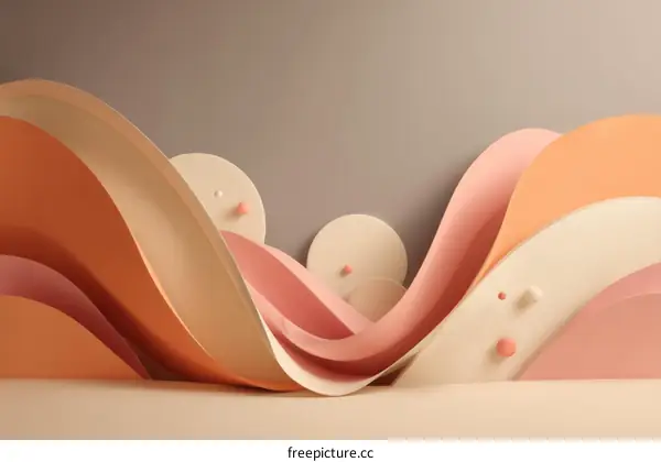 Abstract Colorful Geometric Shapes Background Design