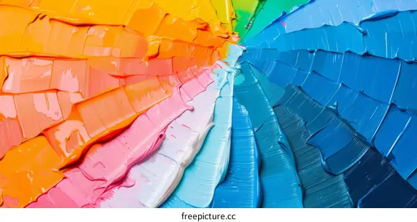 Colorful Oil Texture Background