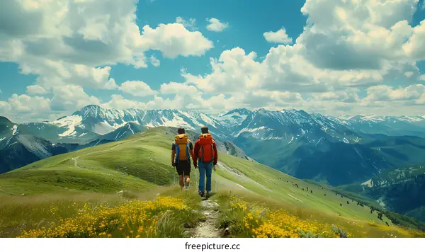 Hiking Adventure in the Mountains