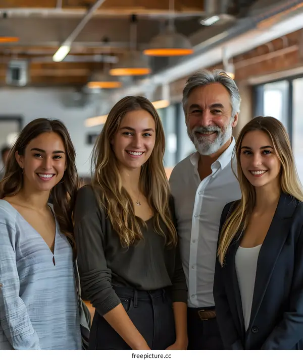 Portrait of a happy multigenerational family