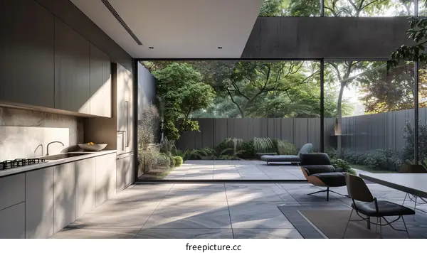 Zen Minimalist Japanese House with Natural Elements