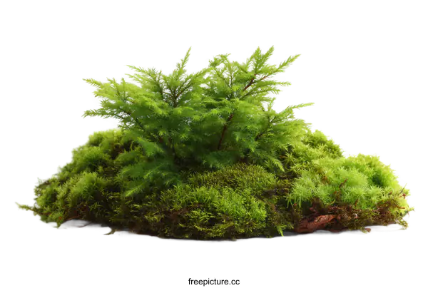 [Transparent Background PNG]Beautiful Arrangement of Moss and Plants