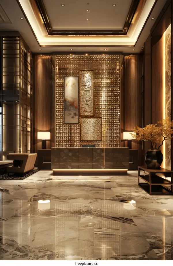 Luxury Hotel Lobby Interior Design