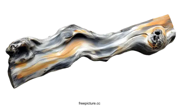 [Transparent Background PNG]Unique Artistic Piece of  Driftwood
