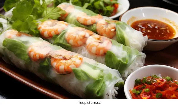 Fresh and Delicious Vietnamese Rice Paper Rolls