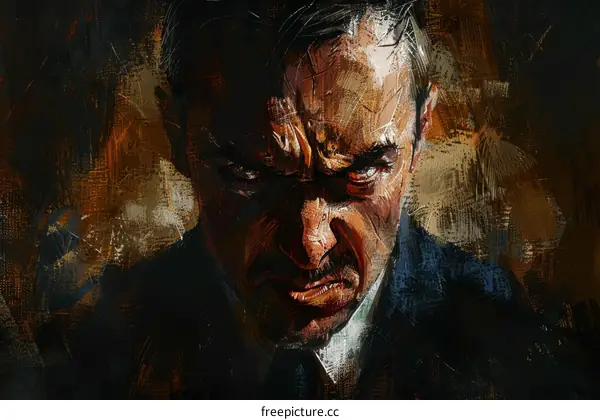 Portrait of an Angry Man