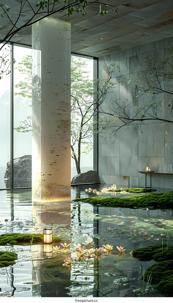 The beauty of nature and architecture