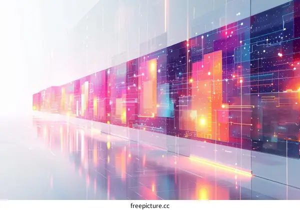 Futuristic Technology Abstract Illustration