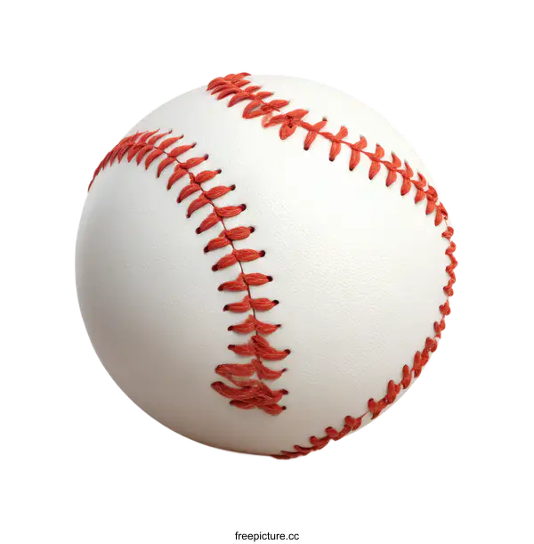 [Transparent Background PNG]Closeup of a Baseball